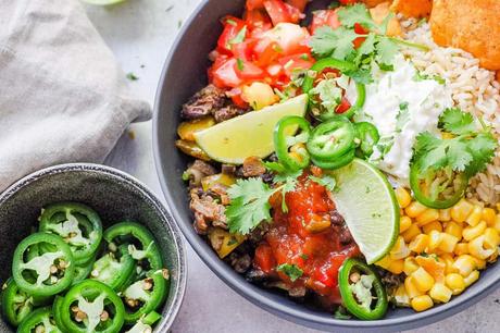 Healthy Vegetarian Burrito Bowl