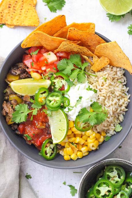 Healthy Vegetarian Burrito Bowl