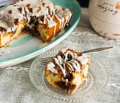 Cinnamon Swirl Cake for Two