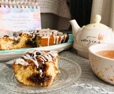 Cinnamon Swirl Cake for Two