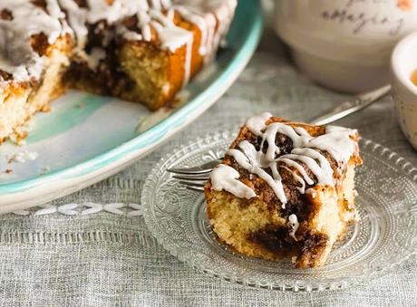 Cinnamon Swirl Cake for Two