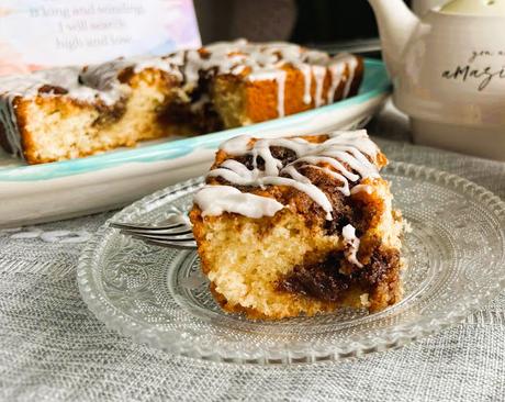 Cinnamon Swirl Cake for Two