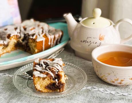 Cinnamon Swirl Cake for Two