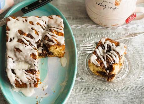 Cinnamon Swirl Cake for Two