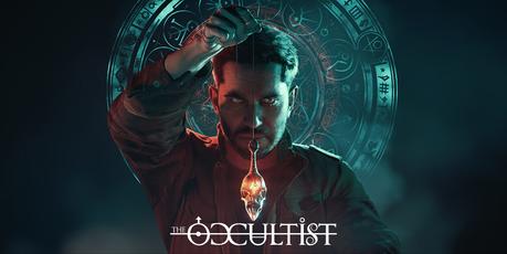 A close-up of an occult symbol with a dark background, likely the cover art for the horror game The Occultist