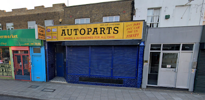 The blue tiled laundry shops of Sunlight, Westerns and Loud & Westerns