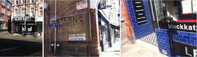 The blue tiled laundry shops of Sunlight, Westerns and Loud & Westerns