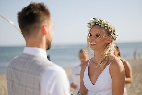 Beautiful beach wedding in Rhodes | Kinga & Bartek