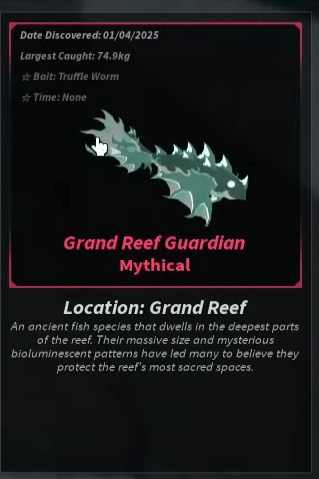 grand reef guardian fish in fisch game