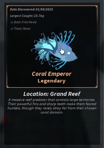 coral emperor fish in fisch game