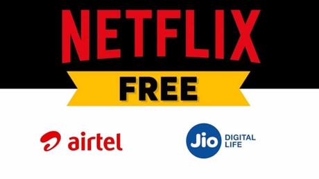 Jio Airtel best postpaid recharge plan with free calling data Netflix subscription