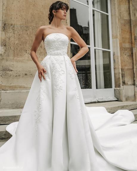 nova bella wedding dresses a line strapless neckline