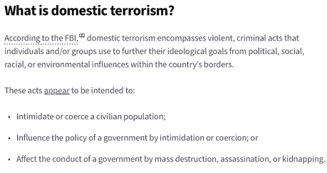 Domestic Terrorism Is Rising In The United States