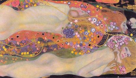 Wasserschlangen II by Gustav Klimt