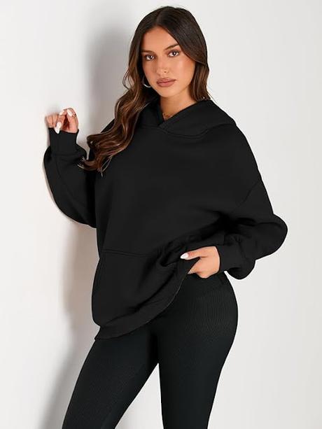 Image: Oversized Hoodies Fleece Long Sleeve Sweatshirt