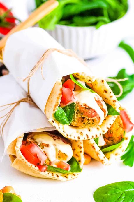 Healthy Falafel Wrap