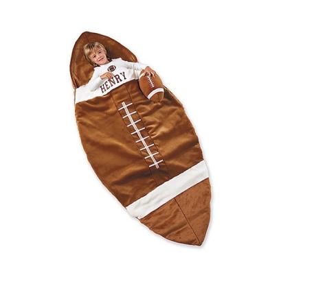 American Football Shaped Sleeping Bag