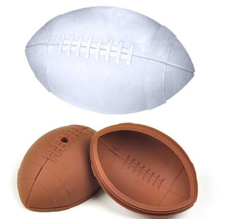 American Football Shaped Silicone Ice Cube Ball Mould