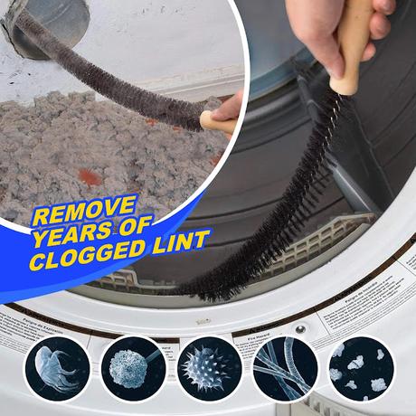 Dryer Vent Cleaning Kit, with Vacuum Attachment Image: Dryer Vent Cleaning Kit, with Vacuum Attachment