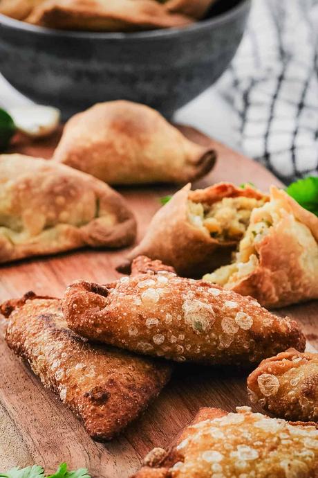 Traditional Indian Samosas