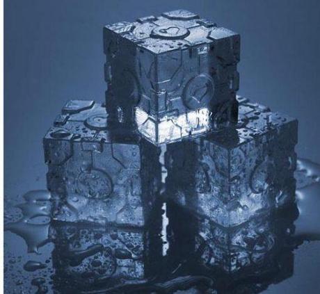 Companion Cube Ice Cube Tray