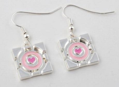 Companion Cube Earrings