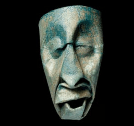 Junior Fritz Jacquet - Toilet Roll Mask Sculpture