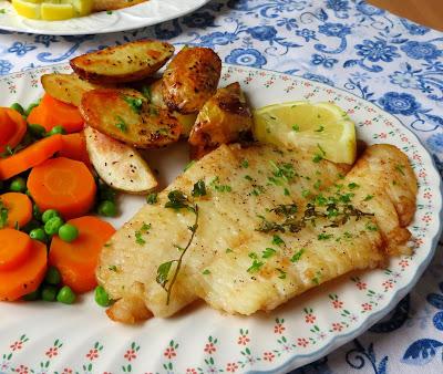 Sole Filets with Lemon & Thyme