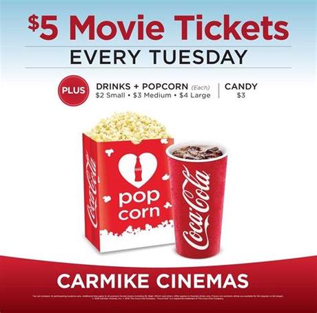 Carmike Stimulus Tuesday 2016