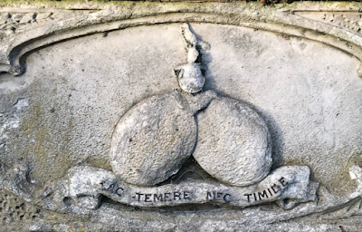 Sir William Atherton at Kensal Green Cemetery – he's got plums!