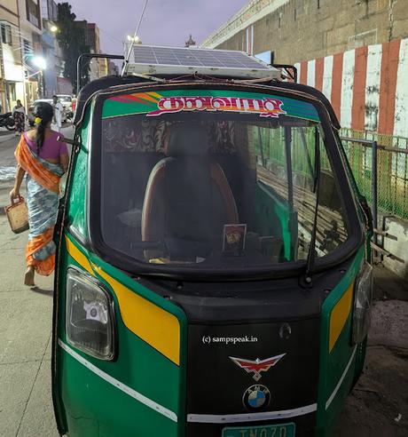 Silambam master and Electric auto