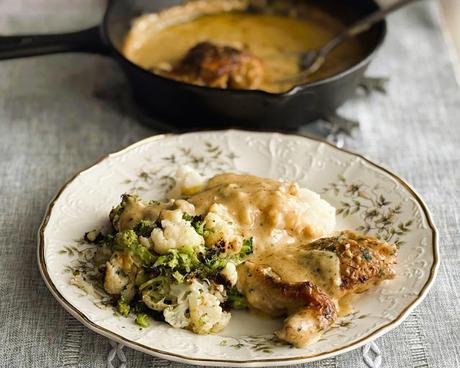 Creamy Oven Baked Chicken Thighs