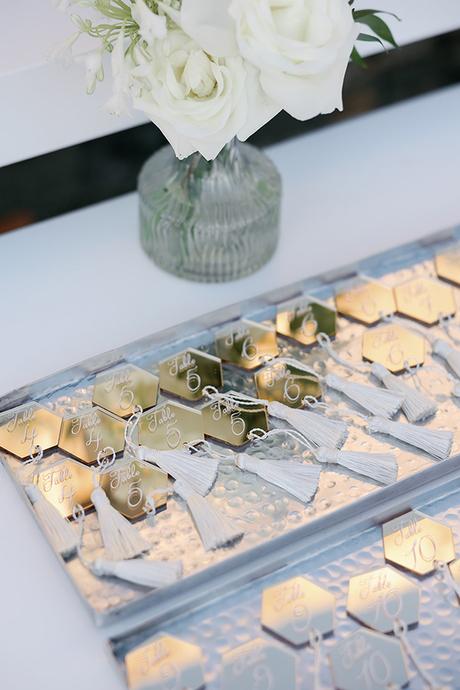 Seaside wedding with white blooms and gold accents | Eleni & Jordan Seaside wedding with white blooms and gold accents | Eleni & Jordan