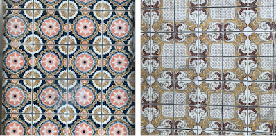 Gray's Inn Road – strange backward-facing houses, a water trough and another laundry (with fancy tiles)