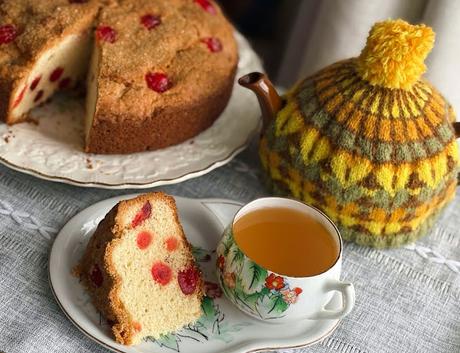 Irish Cherry Tea Cake