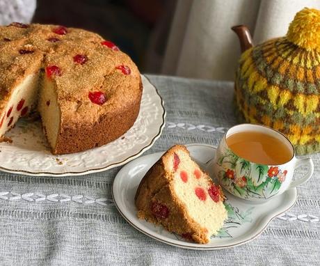 Irish Cherry Tea Cake