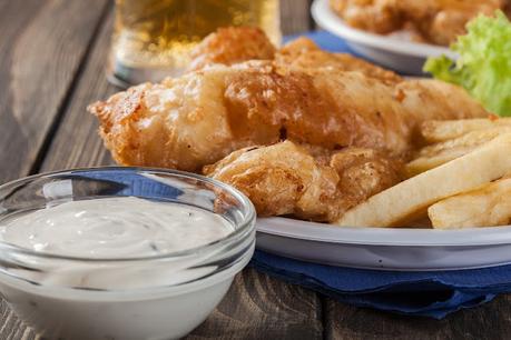 Beer Battered Fish and Chips Beer Battered Fish and Chips
