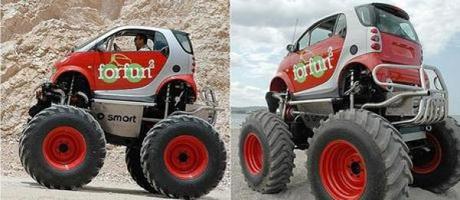 Smart Car Inspired Monster Trucks