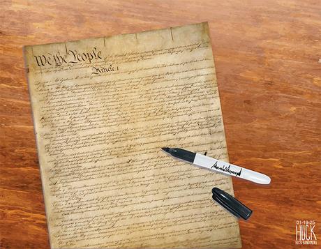 His Sharpie Is Ready