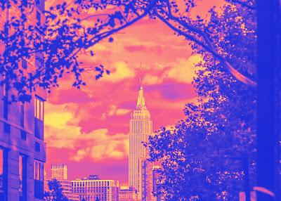The Empire State Building, two contexts, two new colorways