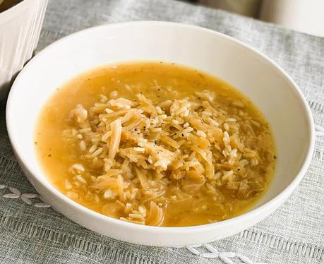 Rice and Smothered Cabbage Soup