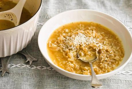 Rice and Smothered Cabbage Soup
