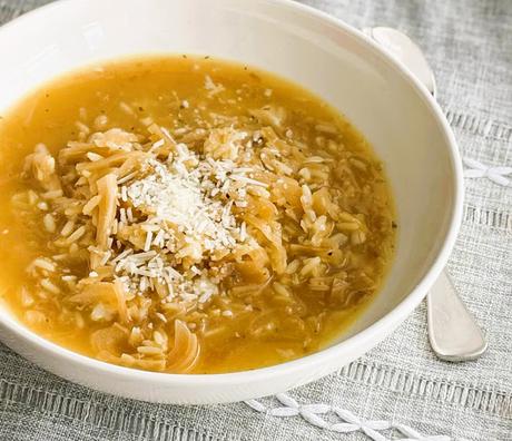 Rice and Smothered Cabbage Soup