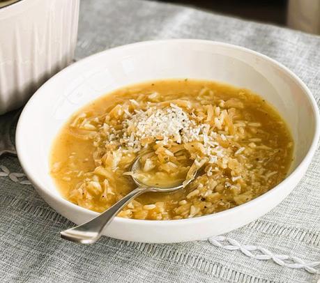Rice and Smothered Cabbage Soup