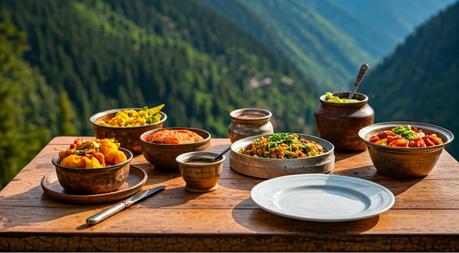 Traditional Himachal Pradesh dishes