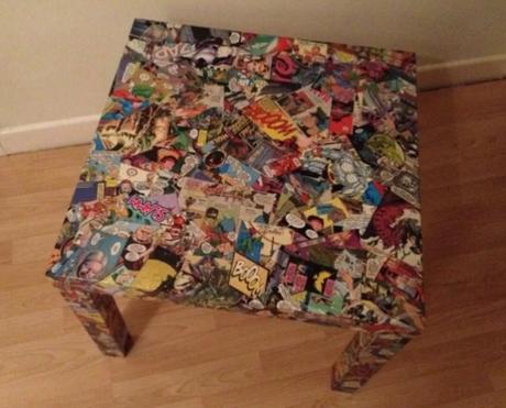 DC MARVEL comics inspired coffee table