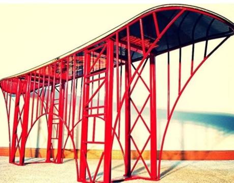 Bridge inspired coffee table