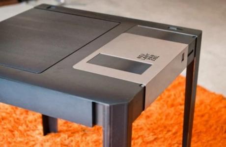 Floppy Disk inspired coffee table