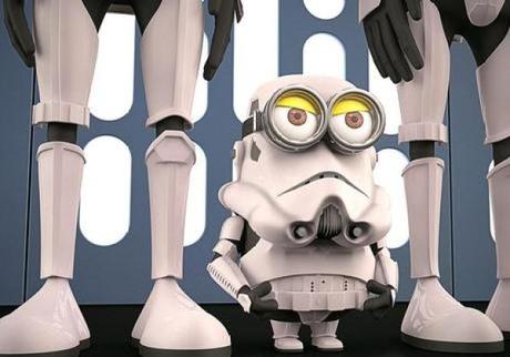Minions Redesigned as Stormtrooper
