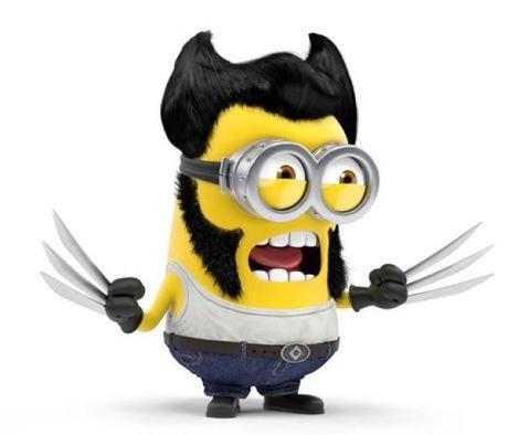 Minions Redesigned as Wolverine